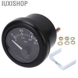 Iuxishop 2in Diesel Engine Oil Pressure Gauge Fuel Detection Meter for Automobile Generator 8‑32V