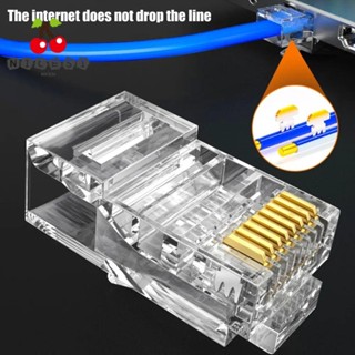 Nicesi CAT6 RJ45 สายเคเบิลเชื่อมต่ออีเธอร์เน็ต กิกะบิต ปลั๊ก UTP 8Pin ทนทาน คุณภาพสูง อุปกรณ์เสริม