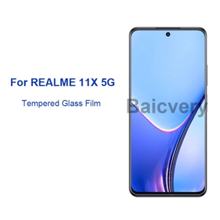 ฟิล์มกระจกนิรภัยกันรอยหน้าจอ สําหรับ Realme 11x 5G