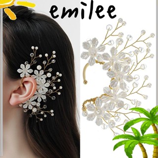 Emilee ต่างหูเจ้าสาว แฮนด์เมด แวววาว หรูหรา เครื่องประดับเจ้าสาว