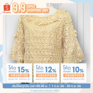 เสื้อลูกไม้ PV105 ยี่ห้อวิภา ไซด์ 38 - 42 สวมหัว ซิปข้างด้านซ้าย คอปาด - NEUROT