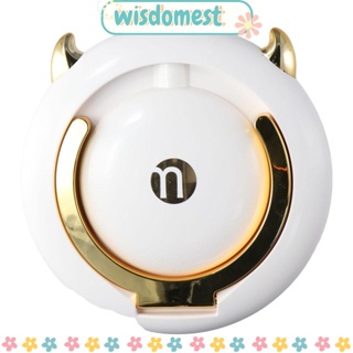 WISDOMEST ที่วางไดร์เป่าผม แบบใช้มือ 360° ชั้นวางสายเคเบิ้ล แบบยืดหยุ่น สําหรับห้องน้ํา