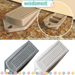 WISDOMEST ยางกันชนประตู กันลม กันชนประตู สีขาว ไม่ต้องเจาะรู สีเทา ยืดหยุ่น การ์ดนิรภัยประตู สําหรับห้องนั่งเล่น