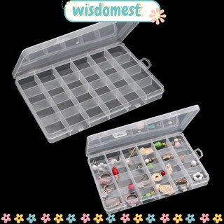 Wisdomest กล่องเก็บเครื่องประดับ ต่างหู 24 ช่อง