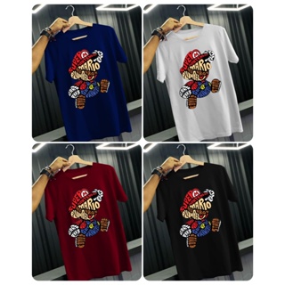 เสื้อเลือกตั้ง เสื้อยืด พิมพ์ลายการ์ตูน Are VIRAL MARIO Abstract สําหรับผู้ชาย