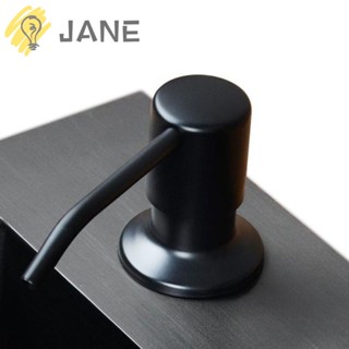 Jane เครื่องจ่ายสบู่ อ่างล้างจาน สเตนเลส ติดตั้งง่าย เติมได้จากด้านบน เหมาะกับอ่างล้างจานทุกรุ่น