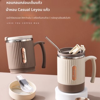 แก้วน้ําสองชั้น พร้อมฝาปิด แบบพกพา แบบพกพา