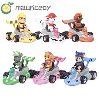 Mauriceoya โมเดลฟิกเกอร์ PVC รูปการ์ตูนสุนัขกู้ภัย Patrol Dog Pull Back Cars, Tracker Skye Chase Rescue Dog Car, Birthday Gift Rubble Rocky ของเล่นสําหรับเด็กผู้ชาย ผู้หญิง