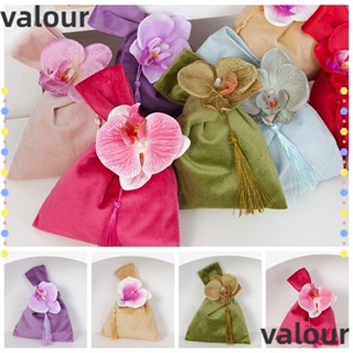 Valour ถุงขนม ผ้ากํามะหยี่ สีพื้น สําหรับใส่เครื่องประดับ งานแต่งงาน