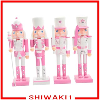 [Shiwaki1] ตุ๊กตาแครกเกอร์ สําหรับตกแต่งเทศกาลคริสต์มาส 4 ชิ้น