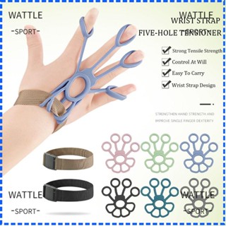 Wattle สายรัดข้อมือซิลิโคน แบบพกพา หลากสี สําหรับวัยรุ่น