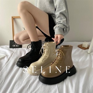 SELINE  แฟชั่นรองเท้า บูท รองเท้าบูทยาว ไซส์ใหญ่ รองเท้า boots สวยงาม Korean Style ทันสมัย สบาย B92F087 37Z230910