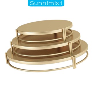 [Sunnimix1] ชุดชั้นวางขนมหวาน เค้ก ขนมหวาน 3 ชิ้น สําหรับห้องครัว งานแต่งงาน