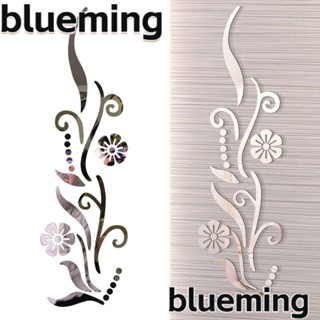 Blueming2 สติกเกอร์กระจกอะคริลิค ลายดอกไม้ สําหรับติดตกแต่งผนังห้องนอน โซฟา