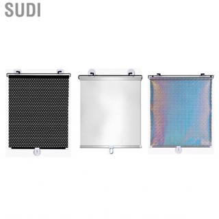 Sudi Car Retractable Curtains  Easy Installation 50x125cm Windshield Sun Shade Strong Shading for