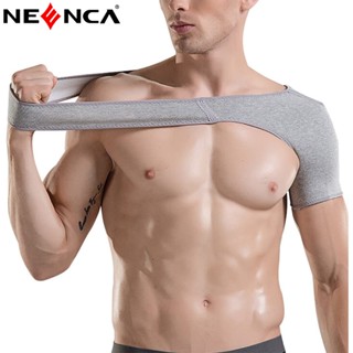 Neenca สายรัดไหล่เดี่ยว เส้นใยถ่านไม้ไผ่ ยืดหยุ่น สําหรับบรรเทาอาการปวด