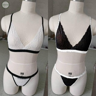 GORGEOUS~Bra+Thong Bra Set Sport Underwear Bralet Lingerie Brief Nightwear Outfit