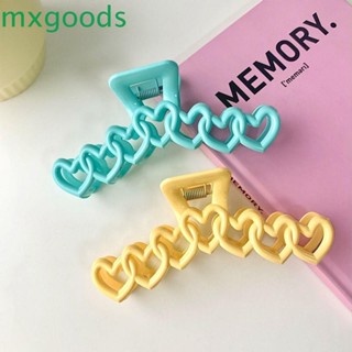 Mxgoods กิ๊บติดผมอะคริลิค รูปหัวใจน่ารัก สไตล์เกาหลี สําหรับผู้หญิง