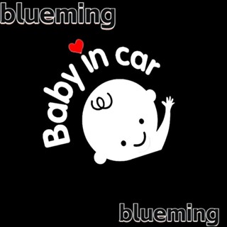 Blueming2 สติกเกอร์ ลายการ์ตูน กันน้ํา สําหรับติดตกแต่งรถยนต์ รถจักรยานยนต์