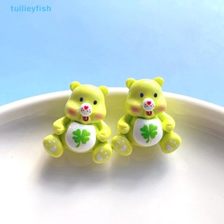 【tuilieyfish】กิ๊บติดผมเรซิ่น ลายการ์ตูนหมีน่ารัก สําหรับตกแต่งสมุดภาพ งานแต่งงาน 10 ชิ้น【IH】