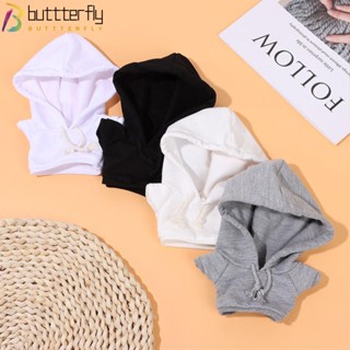 Buttterfly เสื้อกันหนาว มีฮู้ด แฮนด์เมด แฟชั่น สําหรับตุ๊กตา 1/12BJD 20 ซม.