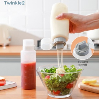 Twinkle ขวดบีบซอส เครื่องปรุง 350 มล. พร้อมสเกล และฝาปิด ขนาดใหญ่ 5 หลุม สําหรับน้ําผึ้ง มัสตาร์ด มายอง