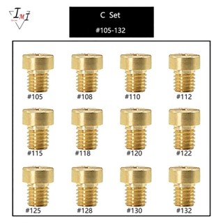 คาร์บูเรเตอร์เจ็ท 5 มม. สําหรับ Mikuni Vm22 Vm24 Vm26 125 150 Main Jets 105-132 12 ชิ้น