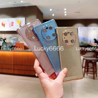 เคสโทรศัพท์มือถือ pc แข็ง ชุบไฟฟ้า ป้องกัน กระจายความร้อน สําหรับ Huawei Mate60Pro mate50 mate60 pro