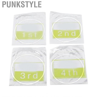 Punkstyle Ukulele String Accessory  Clear Bright  Nylon 4Pcs for Guitar