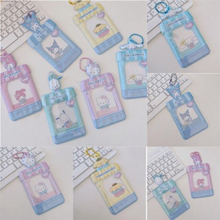 Humberto ซองใส่บัตร PVC ลายแมว Kuromi Pachacco Kitty Cinnamonroll Melody Pompompurin