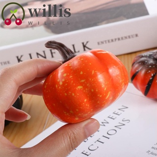 Willis โมเดลฟักทองปลอม วัสดุโฟม สําหรับตกแต่งปาร์ตี้ฮาโลวีน ครอบครัว งานแต่งงาน