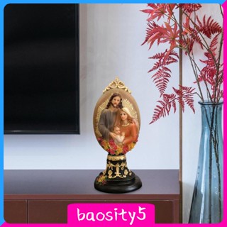 [Baosity5] ฟิกเกอร์ครอบครัว รูปปั้นพระแม่มารี สําหรับรถยนต์ สํานักงาน