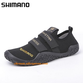 Shimano รองเท้ายกน้ําหนัก แบบผูกเชือก กันลื่น สําหรับผู้ชาย และผู้หญิง เหมาะกับการยกน้ําหนัก ตกปลา