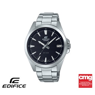 CASIO นาฬิกาข้อมือผู้ชาย EDIFICE รุ่น EFV-140D-1AVUDF วัสดุสเตนเลสสตีล สีดำ