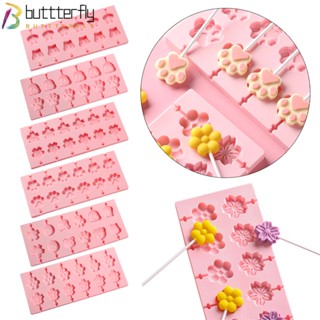 Buttterfly แม่พิมพ์ซิลิโคน รูปสัตว์ อมยิ้มน่ารัก สําหรับทําขนม วุ้น บิสกิต DIY