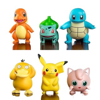 ตุ๊กตาฟิกเกอร์ Pokemon Mystery Box Pikachu Pokémon Jenny Turtle ของเล่นสําหรับเด็ก