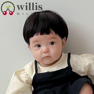 Willis วิกผมสังเคราะห์ วิกผมเด็กน่ารัก แฟชั่นสั้น ขนปุย ธรรมชาติ สําหรับเด็กทารกแรกเกิด เด็กผู้ชาย