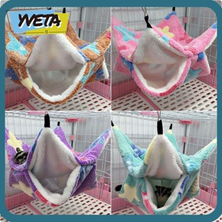 Yveta เปลแขวน เตียง อบอุ่น สําหรับสัตว์เลี้ยง หนู กระรอก
