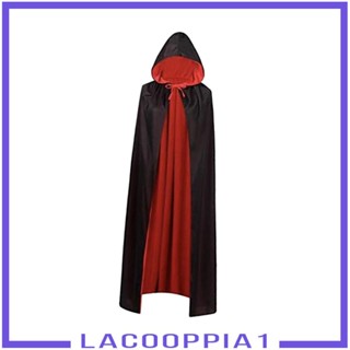 [Lacooppia1] เสื้อคลุมคอสเพลย์ฮาโลวีน พร้อมฮู้ด สําหรับผู้หญิง