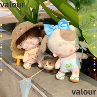 Valour เสื้อผ้าตุ๊กตา ผ้าฝ้าย แฮนด์เมด หลากสี อุปกรณ์เสริม สําหรับตุ๊กตาไอดอล 10 ซม. 20 ซม.