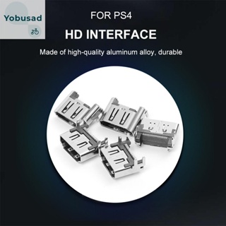 [Yobusad.th] ซ็อกเก็ตแจ็คเชื่อมต่อ HDMI แบบเปลี่ยน สําหรับ PS4 5 ชิ้น