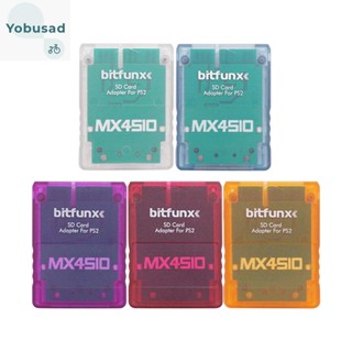 [Yobusad.th] อะแดปเตอร์การ์ดรีดเดอร์ PS2 MX4SIO SIO2SD แบบใส ขนาดพกพา