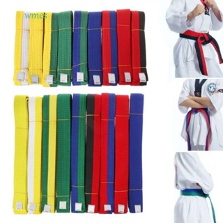 Wmes1 เข็มขัดเทควันโด ศิลปะการต่อสู้ Aikido Karate เข็มขัดป้องกัน Jiu Jitsu เข็มขัดมาตรฐาน เข็มขัดคาราเต้