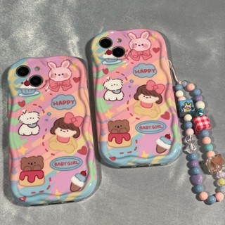 เคสโทรศัพท์มือถือ แบบนิ่ม ลายการ์ตูนกราฟฟิตี้ 3D ขอบโค้ง พร้อมสายคล้อง สําหรับ VIVO Y21A Y21T Y12S Y12 Y20 Y30 Y56 Y02A Y21S Y21E Y21G Y20S Y12i Y15S Y22 Y22S Y35