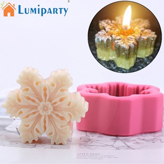 Lumiparty แม่พิมพ์ซิลิโคน รูปเกล็ดหิมะ ใบเมเปิ้ล สําหรับทําสบู่ ฟองดองท์ ตกแต่งเค้ก เบเกอรี่ Diy