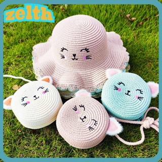 Zelth 1 ชิ้น กระเป๋าสะพายข้าง แมว เครื่องประดับแฟชั่น เด็กผู้หญิง