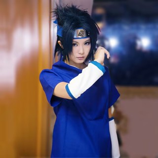 ชุดคอสเพลย์นารูโตะ Uchiha Sasuke ทรงหลวม สําหรับเด็ก และผู้ใหญ่