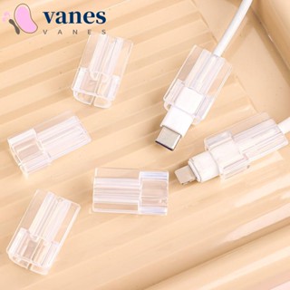 Vanes1 ตัวถนอมสายชาร์จโทรศัพท์มือถือ 5 ชิ้น