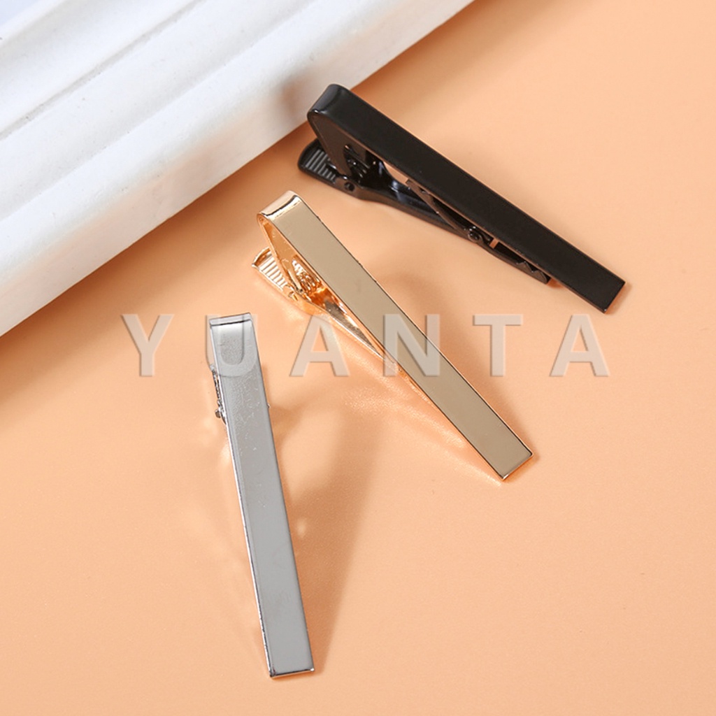 Yuanta คลิปหนีบเนคไท แบบโลหะ  Tie Clips