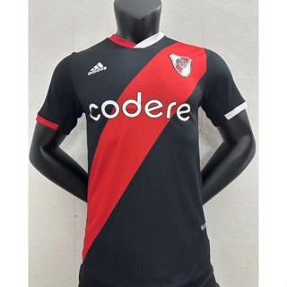 เสื้อกีฬาแขนสั้น ลายทีมชาติฟุตบอล Player Version 23-24 2023 2024 River Plate ชุดเหย้า สําหรับผู้ชาย